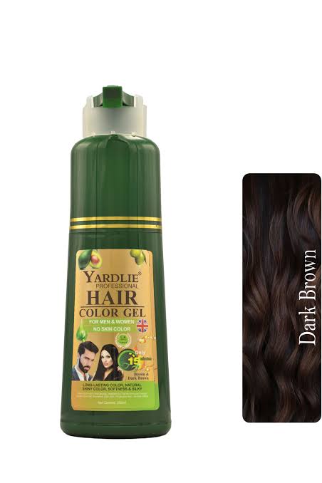 YARDLE HAIR COLOR GEL DARK BROWN 200ML