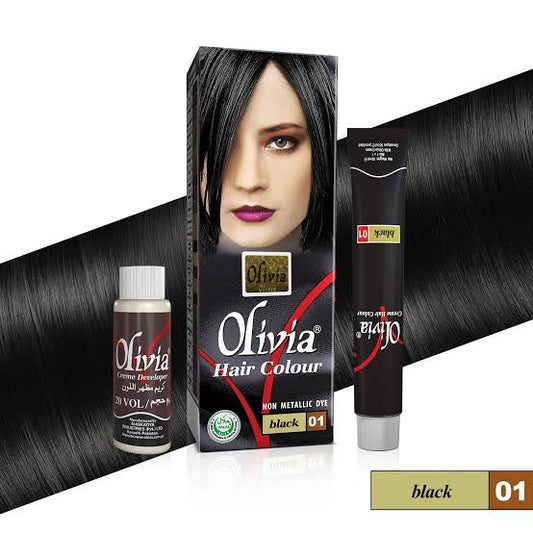 OLIVIA HAIR COLOR BLACK #1