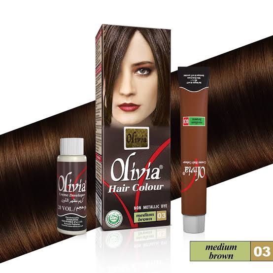 OLIVIA HAIR COLOR MEDIUM BROWN #3