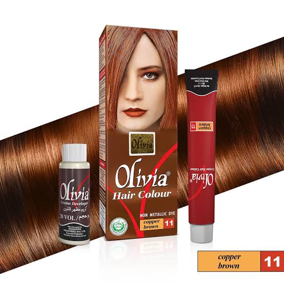 OLIVIA HAIR COLOR COPPER BROWN #11