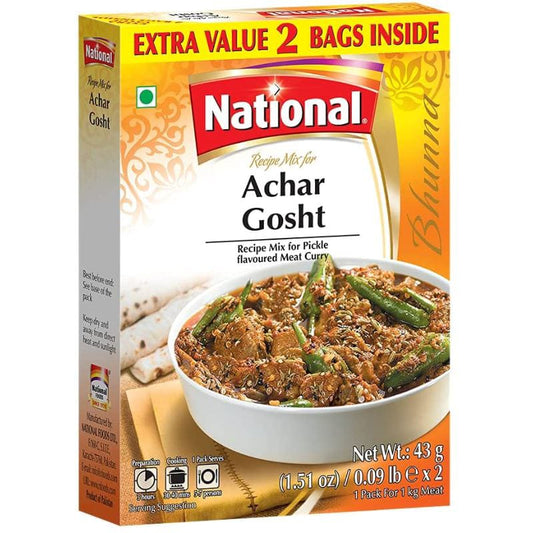 NATIONAL ACHAR GOSHT 2 BAGS INSIDE