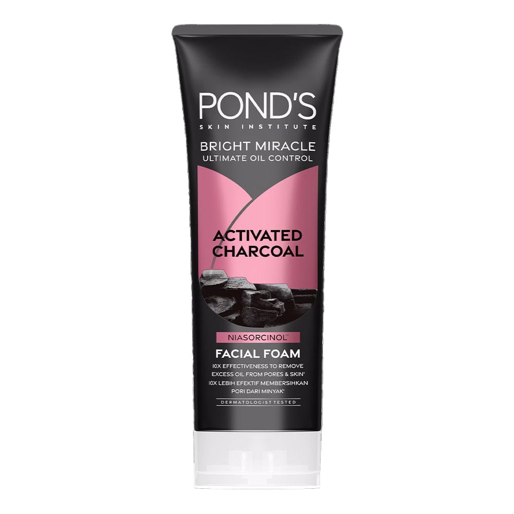 PONDS ACTIVATED CHARCOAL FACIAL FOAM FACE WASH 50G