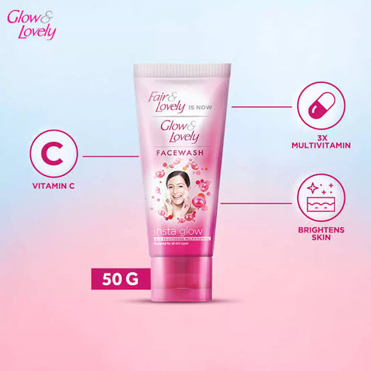 GLOW & LOVELY FACE WASH INSTA GLOW 50G