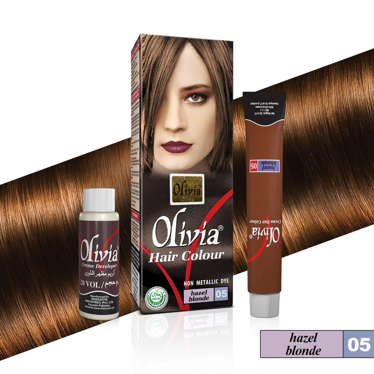 OLIVIA HAIR COLOR HAZEL BLONDE #5