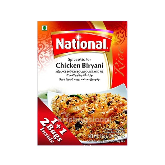 NATIONAL CHICKEN BIRYANI  2 BAGS INSIDE