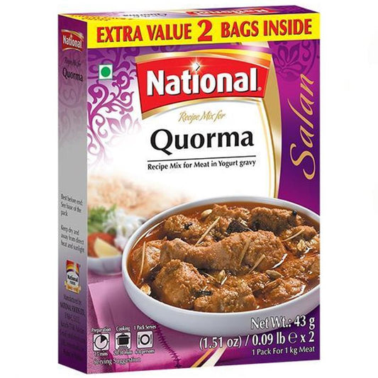 NATIONAL QUORMA 2 BAGS INSIDE